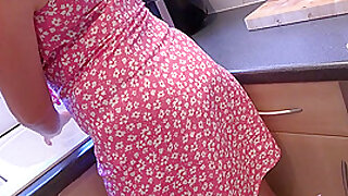 Having POV Fun in the Kitchen with Housewife Charlie Rae