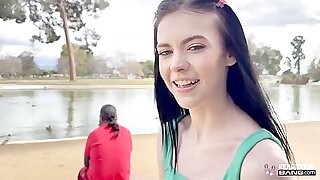 Skinny Teen 18+ Bella Nova Shows Us Her Pussy Grip